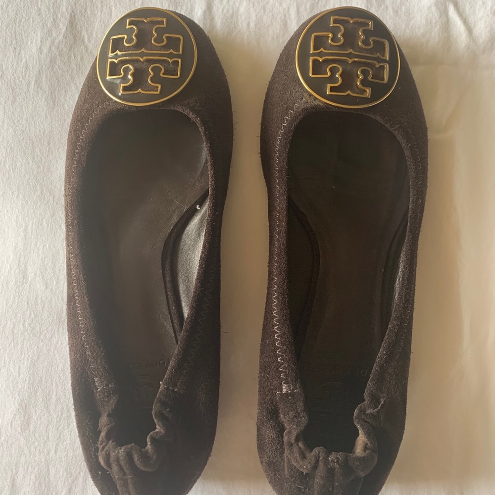 Tory Burch suede ballet flats size 6